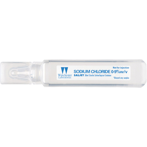Solution saline Saljet, dose unique, 1,01 oz Helyx Safety & Industrial Supplies