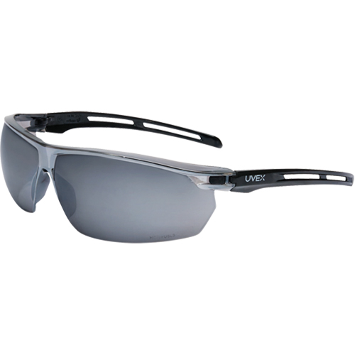 Lunettes de s&eacute;curit&eacute; &eacute;tanches Uvex Tirade, Lentille Argent/Miroir, Antibu&eacute;e, ANSI Z87+/R&eacute;pond ou surpasse la norme CSA Z94.3 Helyx Safety & Industrial Supplies