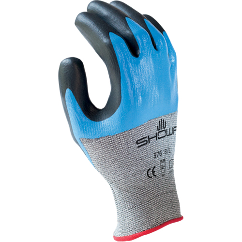 S-Tex 376 Gloves, Size 6/Small, 13 Gauge, Foam Nitrile Coated, Polyester/Stainless Steel Shell, ANSI/ISEA 105 Level 4 Helyx Safety & Industrial Supplies
