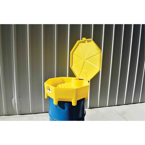 Entonnoir avec couvercle pour baril Global Ultra-Drum Funnel, 5 gal. Helyx Safety & Industrial Supplies