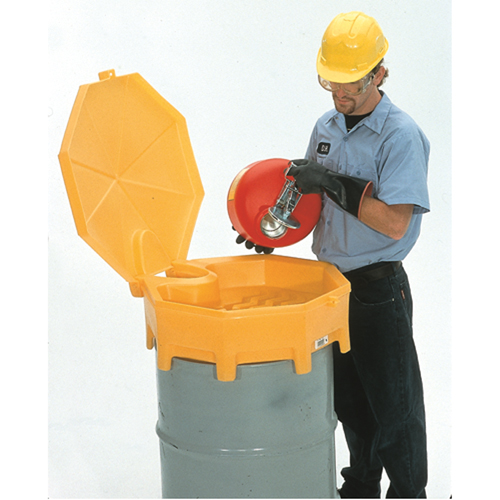 Entonnoir avec couvercle pour baril Global Ultra-Drum Funnel, 5 gal. Helyx Safety & Industrial Supplies