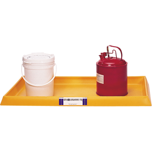 Plateaux Ultra-Containment Tray, 54" lo x 29,8" la x 3,5" h, Cap. de d&eacute;versement 16,5 gal. US Helyx Safety & Industrial Supplies