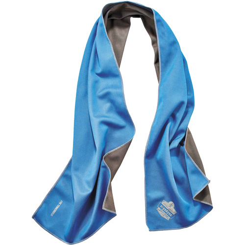 Serviette de refroidissement en microfibre Chill-Its 6602MF, Bleu Helyx Safety & Industrial Supplies