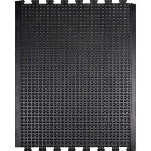 Anti-Fatigue Dome Matting, Bubbled, 3' x 4' x 1/2", Black, Rubber Helyx Safety & Industrial Supplies