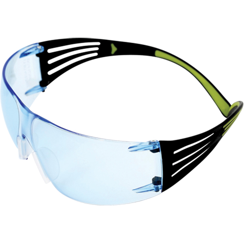 Lunettes de s&eacute;curit&eacute; SecureFit s&eacute;rie 400, Lentille Bleu, Antibu&eacute;e/Anti-&eacute;gratignures, ANSI Z87+/R&eacute;pond ou surpasse la norme CSA Z94.3 Helyx Safety & Industrial Supplies