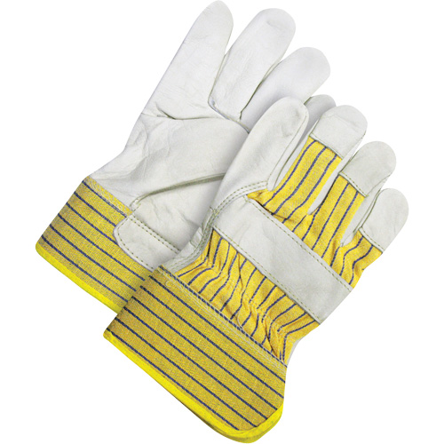 Classic Fitter Gloves, One Size, Grain Cowhide Palm, Fleece Inner Lining Helyx Safety & Industrial Supplies