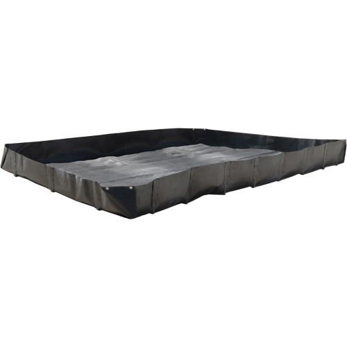 Bermes &eacute;conomiques, Capacit&eacute; 359 gal., 6' la x 8' lo x 12" h, Support en L Helyx Safety & Industrial Supplies