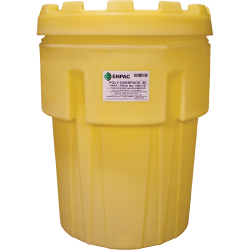 Barils de r&eacute;cup&eacute;ration Poly-Overpack, 95 gal. US, Stationnaire Helyx Safety & Industrial Supplies