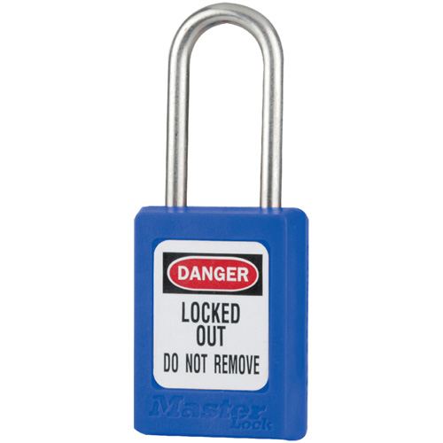 Cadenas de s&eacute;curit&eacute; S31 Zenex, Bleu, Cl&eacute;s identiques, Thermoplastique, Largeur de 1-3/8" Helyx Safety & Industrial Supplies