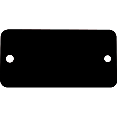 &eacute;tiquettes vierges, Aluminium, 3" la x 1" h Helyx Safety & Industrial Supplies