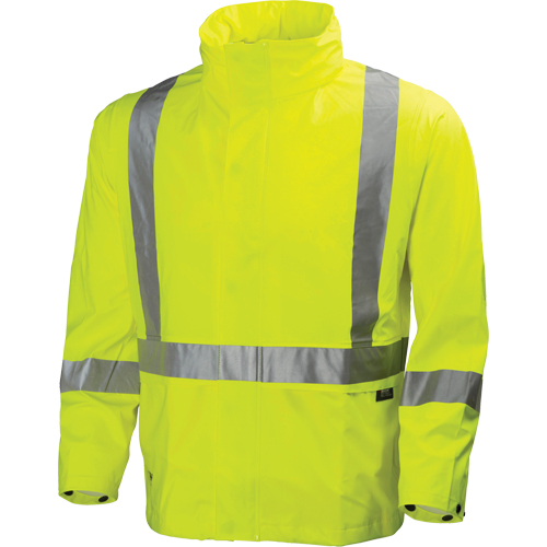 Veste imperm&eacute;able Narvik , Polyester, Jaune lime haute visibilit&eacute;, Petit Helyx Safety & Industrial Supplies