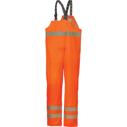 Pantalon &agrave; bavette imperm&eacute;able Narvik, Polyester, Petit, Orange haute visibilit&eacute; Helyx Safety & Industrial Supplies