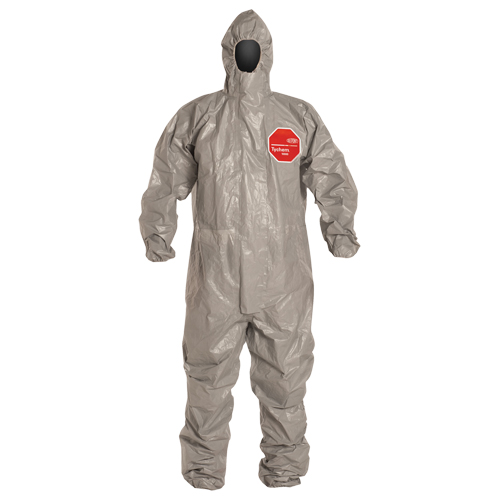 Tychem&reg; 6000 Coveralls, X-Large, Grey Helyx Safety & Industrial Supplies