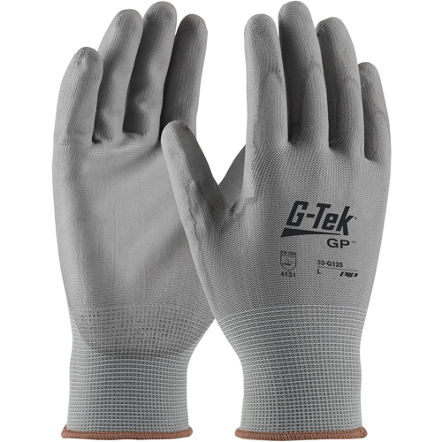 G-Tek 33G-165 Coated Gloves, 9/Large, Polyurethane Coating, 13 Gauge, Nylon Shell Helyx Safety & Industrial Supplies