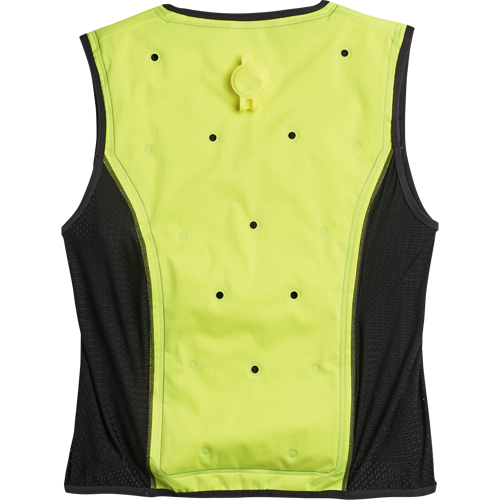 Chill-Its&reg; 6685 Dry Evaporative Cooling Vests, Medium, High Visibility Lime-Yellow Helyx Safety & Industrial Supplies