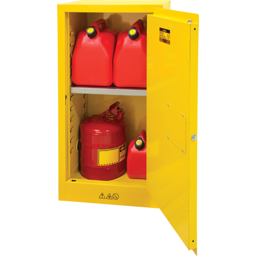 Armoire pour produits inflammables, 16 gal., 1 Porte(s), 23" La x 44" h x 18" p Helyx Safety & Industrial Supplies
