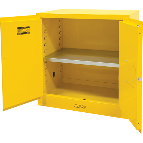 Armoire pour produits inflammables, 22 gal., 2 Porte(s), 35" La x 35" h x 22" p Helyx Safety & Industrial Supplies