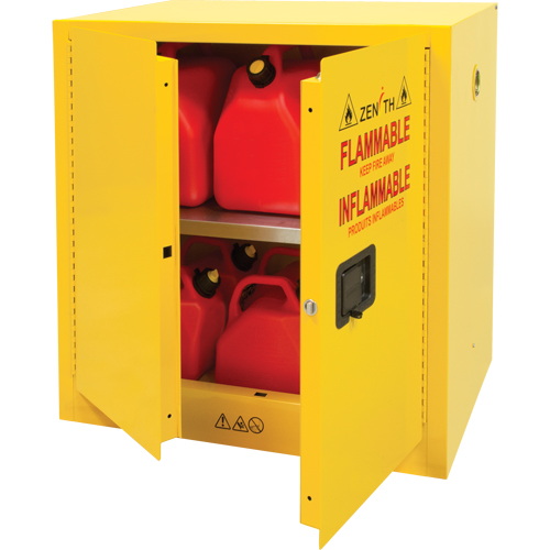 Armoire pour produits inflammables, 22 gal., 2 Porte(s), 35" La x 35" h x 22" p Helyx Safety & Industrial Supplies