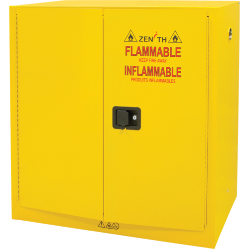 Armoire pour produits inflammables, 30 gal., 2 Porte(s), 43" La x 44" h x 18" p Helyx Safety & Industrial Supplies