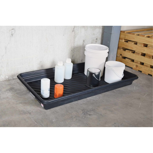 Ultra-Utility Trays&reg;, 12" L x 48" W x 4.75" H, 12 gal. Spill Capacity Helyx Safety & Industrial Supplies