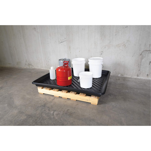 Ultra-Utility Trays&reg;, 36" L x 36" W x 4.75" H, 27 US gal. Spill Capacity Helyx Safety & Industrial Supplies