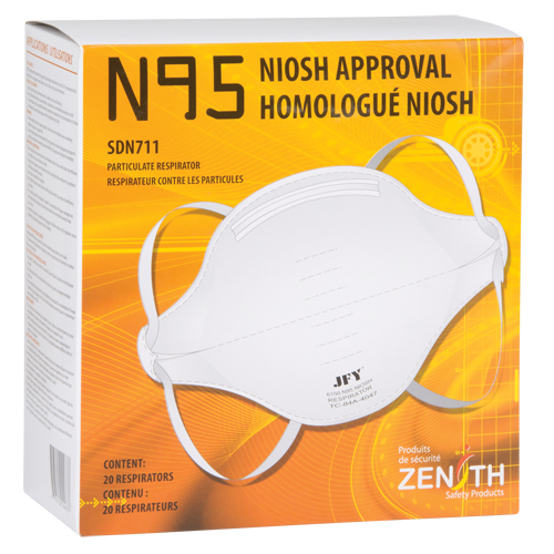 Particulate Respirator, N95, NIOSH Certified, Medium/Large Helyx Safety & Industrial Supplies