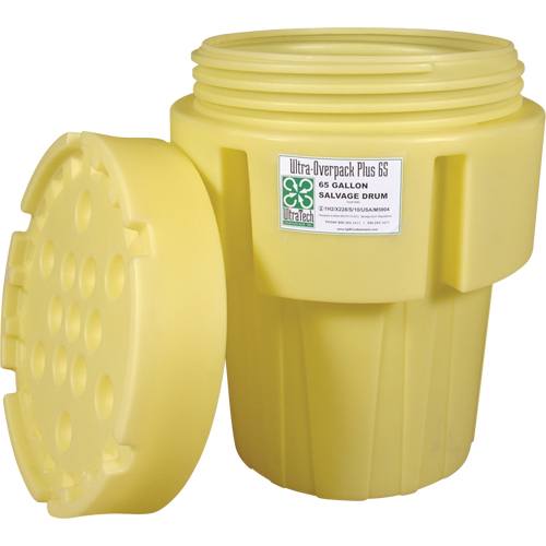 Ultra-Overpacks&reg; Drum, 65 gal., Stationary Helyx Safety & Industrial Supplies