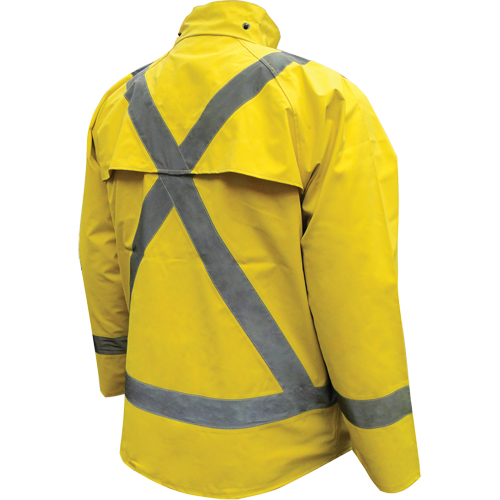 Veste de mineur Miner 49er, N&eacute;opr&egrave;ne, Grand, Vert lime Helyx Safety & Industrial Supplies