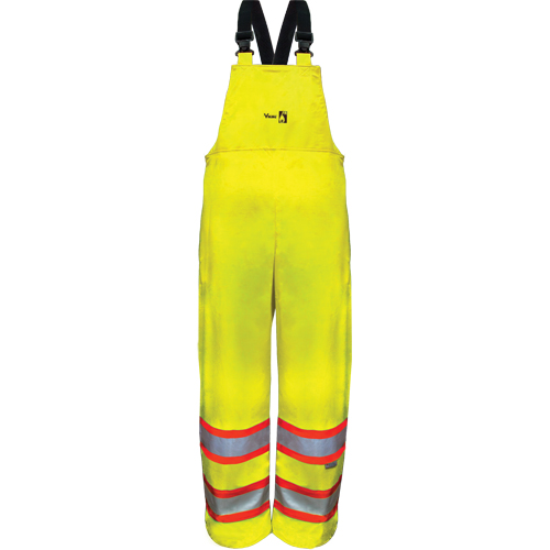 Pantalons &agrave; bavette de s&eacute;curit&eacute; imperm&eacute;ables ignifuges haute visibilit&eacute; en polyur&eacute;thane, 4T-Grand Helyx Safety & Industrial Supplies