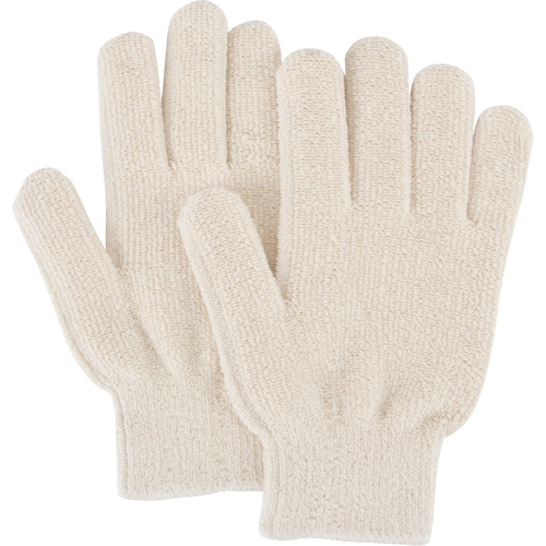 Heat-Resistant Gloves, Terry Cloth, Large, Protects Up To 212° F (100° C) Helyx Safety & Industrial Supplies