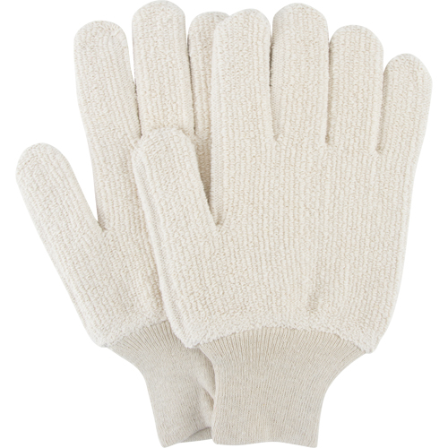 Heat-Resistant Gloves, Terry Cloth, Large, Protects Up To 212° F (100° C) Helyx Safety & Industrial Supplies