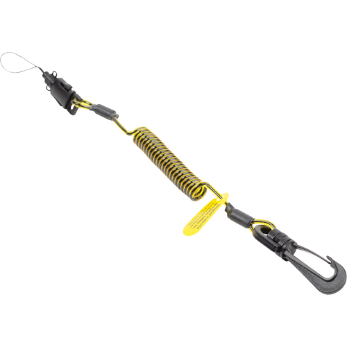 Coil Tool Tether, Coil, Clip/Loop Helyx Safety & Industrial Supplies