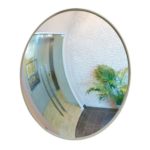 Miroir convexe avec support, Int&eacute;rieur/Ext&eacute;rieur, Diam&egrave;tre 30" Helyx Safety & Industrial Supplies
