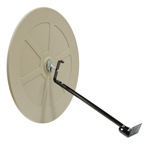 Miroir convexe avec support, Int&eacute;rieur/Ext&eacute;rieur, Diam&egrave;tre 30" Helyx Safety & Industrial Supplies