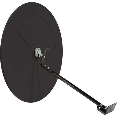 Convex Mirror with Bracket, Indoor/Outdoor, 30" Diameter Helyx Safety & Industrial Supplies