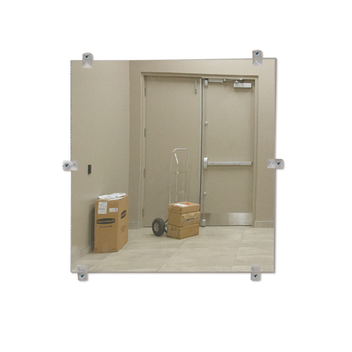 Miroir plat, 12" ha x 12" la, Non encadr&eacute; Helyx Safety & Industrial Supplies