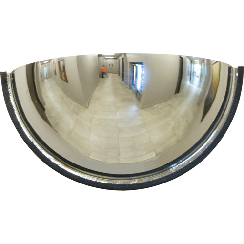 180° Dome Mirror, Half Dome, Closed Top, 18" Diameter Helyx Safety & Industrial Supplies