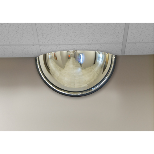 180° Dome Mirror, Half Dome, Closed Top, 18" Diameter Helyx Safety & Industrial Supplies