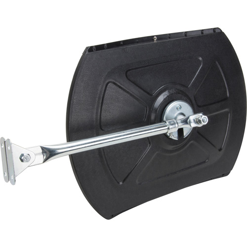 Roundtangular Convex Mirror with Telescopic Arm, 12" H x 18" W, Indoor/Outdoor Helyx Safety & Industrial Supplies