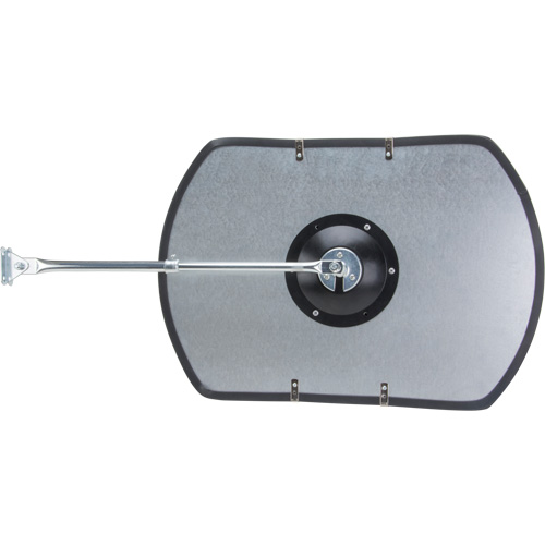 Miroir convexe rectangulaire/rond avec bras t&eacute;lescopique, 12" h x 18" la, Int&eacute;rieur/Ext&eacute;rieur Helyx Safety & Industrial Supplies