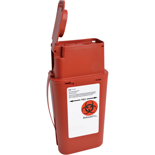 Contenant de transport pour articles pointus/tranchants Helyx Safety & Industrial Supplies