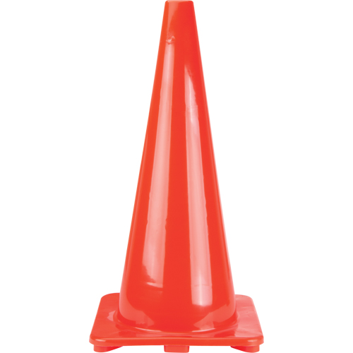 C&ocirc;nes de signalisation, 28", Orange Helyx Safety & Industrial Supplies