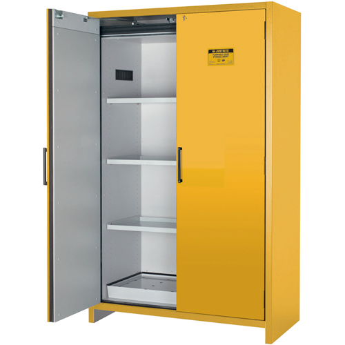 90-Minute EN Safety Storage Cabinet, 45 gal., 2 Door, 46.97" W x 76.89" H x 24.21" D Helyx Safety & Industrial Supplies