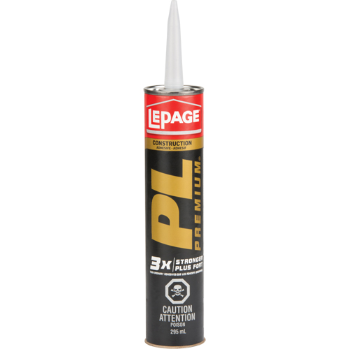 Adh&eacute;sif PL Premium de LePage, 825 ml, Cartouche Helyx Safety & Industrial Supplies