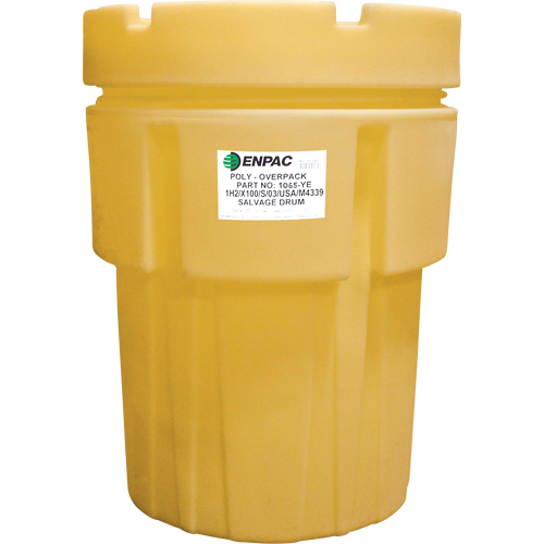 Poly-Overpack&reg; 65 Salvage Drum, 65 US gal., Stationary Helyx Safety & Industrial Supplies