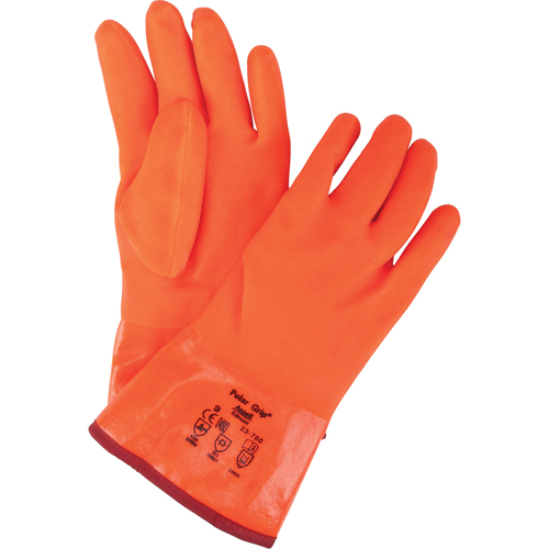 Polar Grip&reg; 23-700 Gloves, 9/Large, PVC Coating, Nylon Shell Helyx Safety & Industrial Supplies