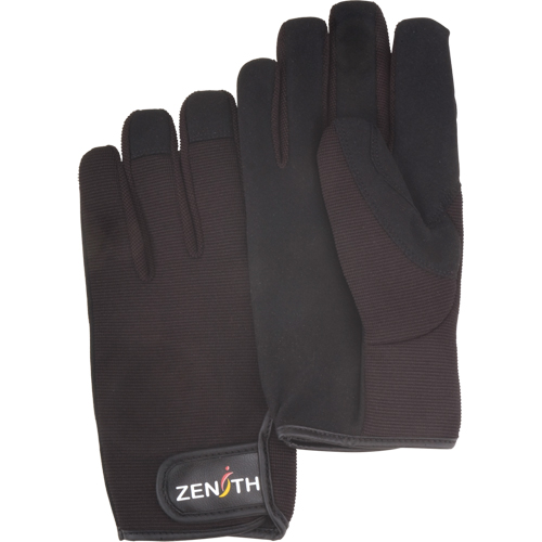 Gants pour m&eacute;canicien ZM100, Paume Synth&eacute;tique, Taille Grand Helyx Safety & Industrial Supplies