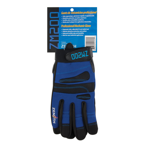 ZM200 Mechanic's Gloves, Synthetic Palm, Size Medium Helyx Safety & Industrial Supplies