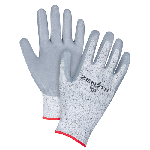 Seamless Stretch Cut-Resistant Gloves, Size Small/7, 13 Gauge, Nitrile Coated, HPPE Shell, ANSI/ISEA 105 Level 2/EN 388 Level 3 Helyx Safety & Industrial Supplies