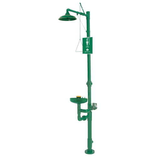 Combinaisons de douche oculaire/faciale & douche d'urgence, Socle Helyx Safety & Industrial Supplies